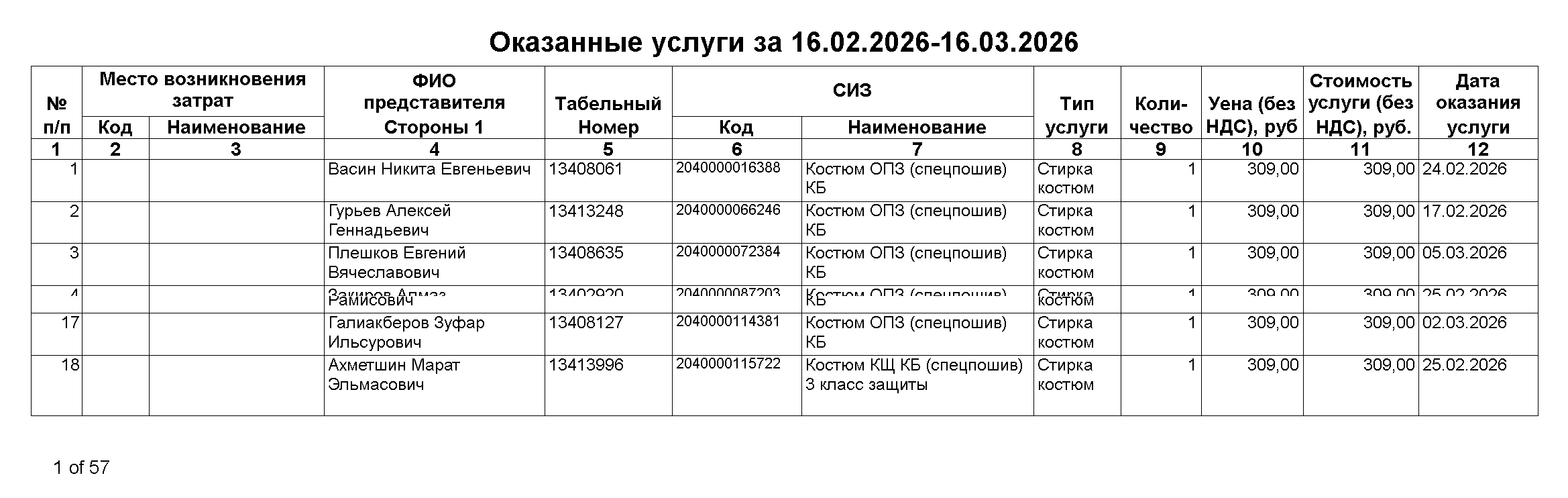 reports service claim services